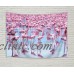 Wall Hanging Tapestry Livingroom Sheet Bedspread Crowed Flamingos By The Sea   253815394177